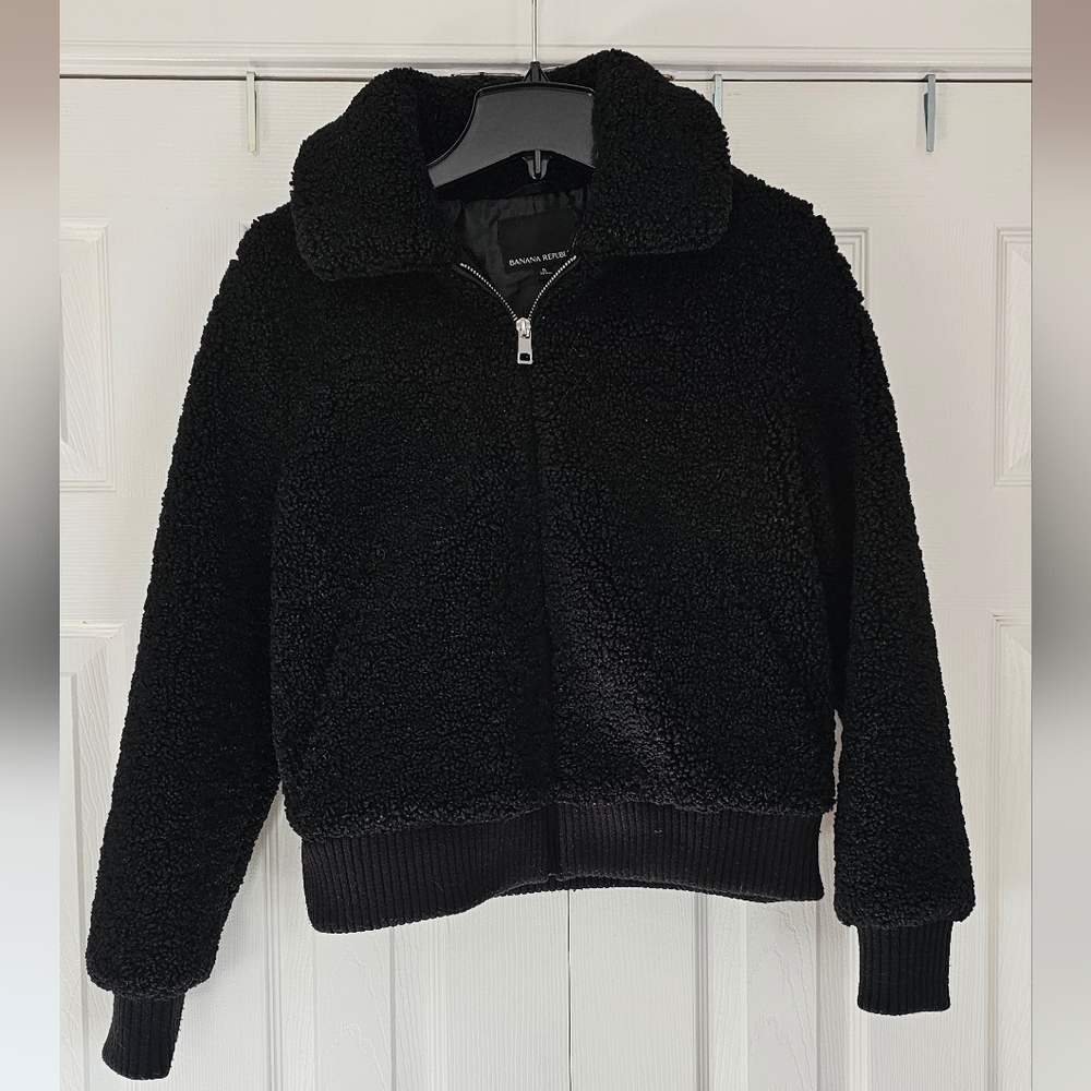 Banana Republic Faux Sherpa bomber jacket